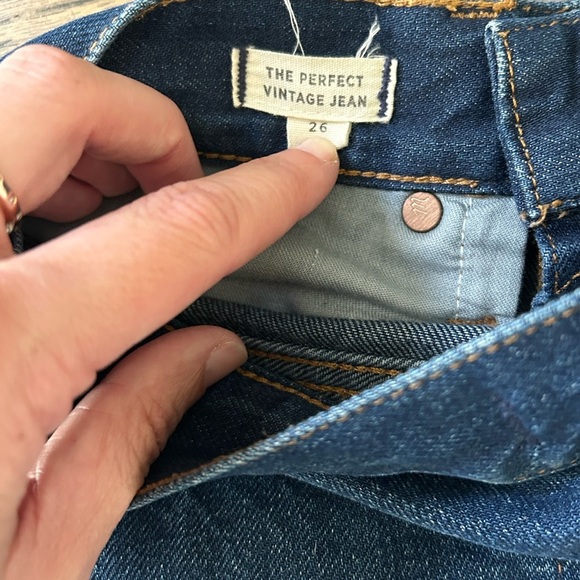 Madewell jeans The Perfect Vintage Jean size 26 - Picture 5 of 5